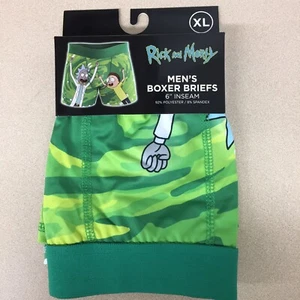 Rick & Morty Dancing Novelty Boxer Brief mens XL 40-42” New With tags - Picture 1 of 3