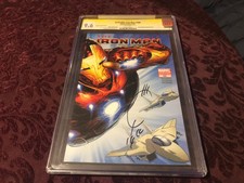 The Invincible Iron Man # 500 CGC Signature Series Signed By JOE QUESADA! 9.6