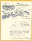 CHATEAURENAULT (37) USINE de CHAUSSURES / CORROIERIE "M. BAILLOU" Lettre en 1906
