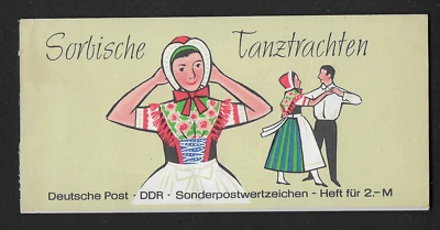 Germania DDR 1971, Libretto di francobolli Michel 5. Danza. Nuovi MNH - Immagine 1 di 2
