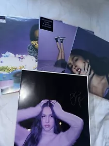 Olivia Rodrigo Signed Autographed Guys And Sour Vinyl Poster Bundle - Picture 1 of 5