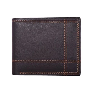 RFID Leather Wallet for Men, Card Holder, Money Organizer, Gift for Dad Men Gift - Picture 1 of 4