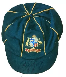 Hand Signed Marnus Labuschagne Retro Australia Baggy Green Cricket Cap With COA - Picture 1 of 3