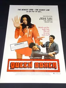 Queen Boxer 1972 Judy Lee Female Bruce Cult Kung Fu Original Film Movie Poster - Picture 1 of 9