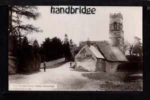 East Farndon, Church - near Market Harborough - real photographic postcard - Picture 1 of 1