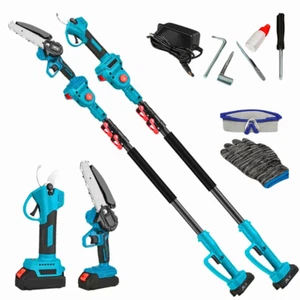 Kit potatura a batteria , Asta 3m , forbici , motosega ,2 batterie - Foto 1 di 11