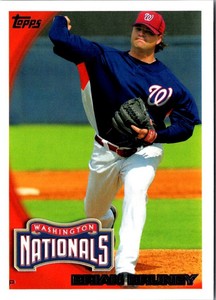 2010 Topps Brian Bruney #343 Washington Nationals