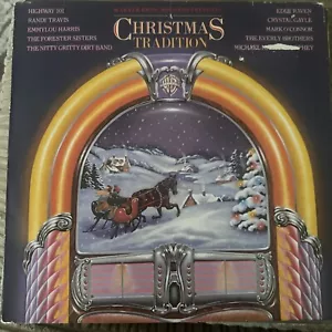 RARE USA LP WARNER CHRISTMAS TRADITION 1987 RANDY TRAVIS EVERLYS CRYSTAL GAYLE + - Picture 1 of 3