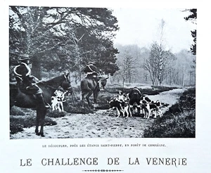 CHASSE VENERIE GRANDS EQUIPAGES ELEVAGE HARAS SAN ROSSORE SPORT UNIVERSEL 1899 - Foto 1 di 17