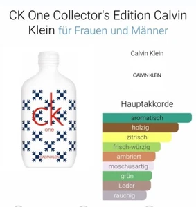 Calvin Klein CK ONE Collector's Edition 2019 EDT 100ml Nicht mehr im Verkauf - Bild 1 von 6