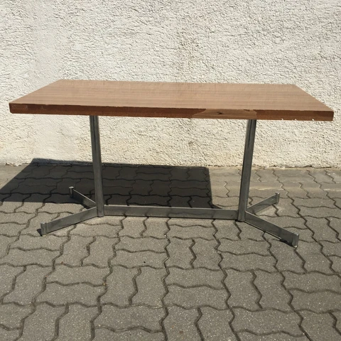 Vintage KOVONA Tv Table Coffee Side Metal Construction Mid Century Cover