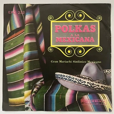 MARIACHI SINFONICO MEXICANO - POLKAS A LA MEXICANA - MEXICAN 7" EP PS - Image 1 of 4