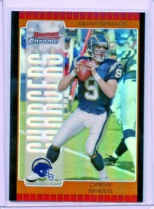 2005 Bowman Chrome DREW BREES BRONZE Refractor /150 RARE SP - Picture 1 of 1