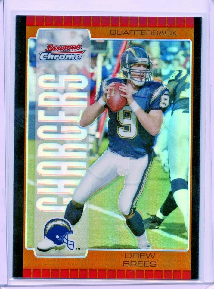 2005 Bowman Chrome DREW BREES BRONZE Refractor /150 RARE SP - Image 1 of 1
