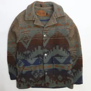 Giacca cappotto western vintage Woolrich lana azteca taglia small Navajo - Foto 1 di 5
