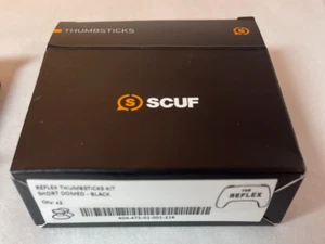Scuf Reflex Interchangeable Thumbsticks Short 2-Pack Short Domed Black - Picture 1 of 4