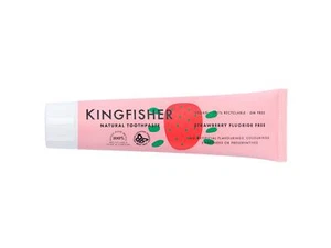 Kingfisher Children's Strawberry Toothpaste (Fluoride Free) - 100ml (Pack of 2) - Picture 1 of 5