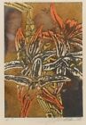 Akira Kurosaki, Japan (1937-2019) Woodblock Print “Daffodils” 2007 Artist Proof