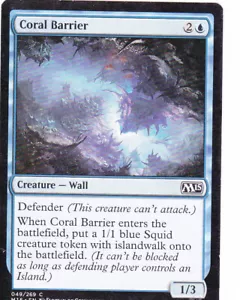 Coral Barrier M15 Magic the Gathering MTG x1 - Picture 1 of 2