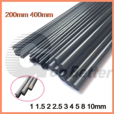 1mm - 8mm Solid Carbon Fiber Round Bar Carbon Round Bar Rod For RC Model DIY  - Image 1 of 4
