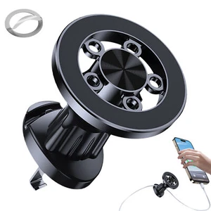 Car Air Outlet Phone Holder Air Outlet Magnetic Cell Phone Mount for feasible - Picture 1 of 10