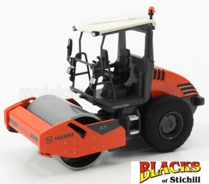 NZG Modelle 1:50 Hamm H7i Straßenroller orange & grau Druckguss Modell - Bild 1 von 2