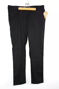 Boy's Wonder Nation Skinny Fit Dress Pants Black 15 - Picture 1 of 4