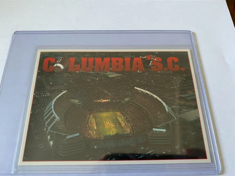 Columbia South Carolina Gamecock football postcard w/sleeve Cover