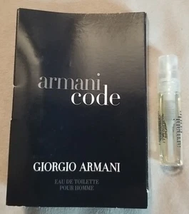 Giorgio Armani Armani Code Parfum Mens Cologne Spray Sample 0.09ml remaining - Picture 1 of 6