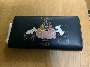 RADLEY large ZIP AROUND matinee Purse "Let’s Brunch" new - RRP £89 - Picture 1 of 3