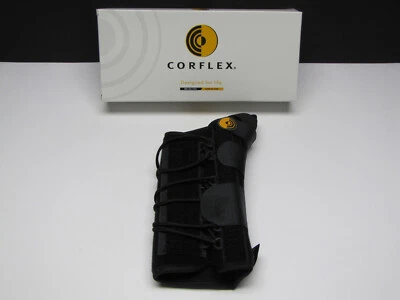 Corflex 8" Suede Wrist Lacer Splint Brace Support w ABD Thumb left, Universal - Image 1 of 4