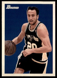 2009-10 Bowman 48 Manu Ginobili San Antonio Spurs #72