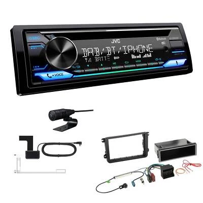 JVC KD-DB922BT Autoradio DAB+ Bluetooth für Skoda Superb II schwarz - Bild 1 von 4