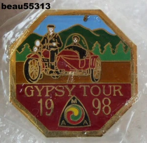 ⭐1998 AMA AMERICAN MOTORCYCLIST ASSOCIATION GYPSY TOUR INDIAN HARLEY HAT PIN - Picture 1 of 1