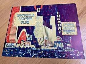 1970 MOTOROLA SERVICE CLUB PROGRAM, 32nd Annual Banquet - Picture 1 of 5