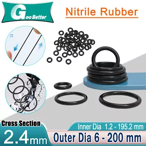 O-ring Interno Ø1,2 - 195,2mm x Spessore Cavo 2,4mm NBR 70 Anello di Tenuta 0 Anello - Foto 1 di 111