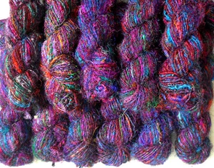 10 SKEIN HIMALAYA RECYCLED SILK KNITTING WOVEN CROCHET YARN 1000 Grams - Picture 1 of 3