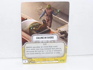Star Wars Destiny Way of the Force #138 Calling in Favors - Picture 1 of 1