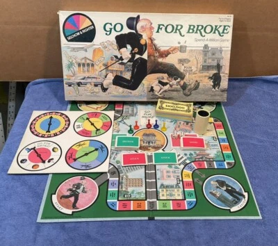 Vintage 1985 Go For Broke Spend A Million Board Game Selchow & Righter Complete - Image 1 of 4