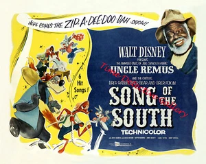 Vintage Disney "Song of the South" Movie Poster #1 - Vintage Disney Print - Picture 1 of 1