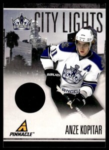 2010-11 Panini Pinnacle City Lights Materials Anze Kopitar 46/499 Los Angeles