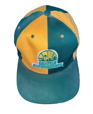 Sombrero de colección Seattle Supersonics Snapback AJD Deadstock Foto 1 de 4