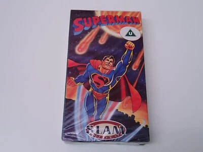Superman Zeichentrick Animation Cartoon VHS German PAL Slam Video NEU OVP NEW - Bild 1 von 4