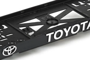 Toyota 1 par VERDADERO efecto 3D soporte de matrícula soporte de matrícula - Imagen 1 de 3