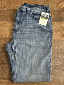 Pantalones de mezclilla Duluth Trading Co. para hombre salón de baile doble flexibilidad calce relajado 38X34 nuevos con etiquetas - Imagen 1 de 9