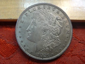 Dólar de plata Morgan de Estados Unidos 1921 lote de $1 A - sin precio base - Imagen 1 de 3