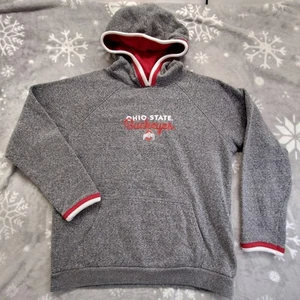 Ohio State Buckeyes Sweater Women's XL Gray Hoodie Pullover Sweatshirt Champion - Picture 1 of 10