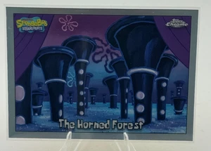 2025 Topps Chrome SpongeBob #168 Refractor — The Horned Forest - Picture 1 of 2