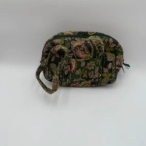 Vera Bradley gesteppte Handtasche Tasche Seesack grün Paisley Blumenmuster Vintage - Bild 1 von 9