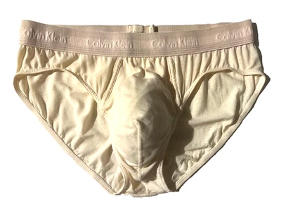 De colección Años 90 CALVIN KLEIN Hombres Pima Algodón Bikini Calzoncillo Ropa Interior talla M Foto 1 de 4